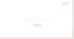Desktop Screenshot of middleeastconflictswall.org