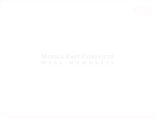 Tablet Screenshot of middleeastconflictswall.org